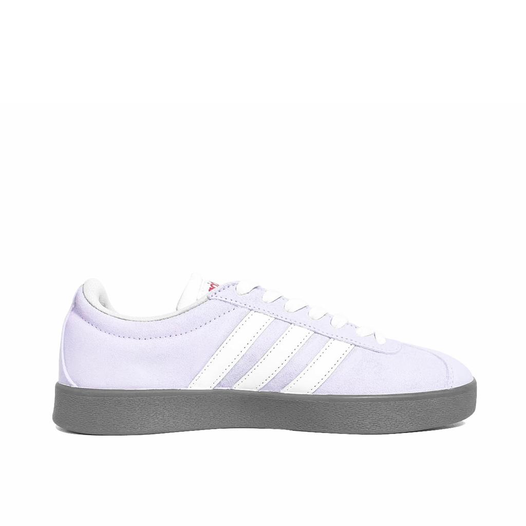 Adidas VL COURT 2.0 Lifestyle Purple Light Lightweight Low top Skateboard Shoes Unisex Purple White HQ1802(Team847-)
