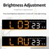 LED Wall Clock Simple Colourful Digital Clocks Gym Wall Multifunction Clock Large Led Screen Large Digital