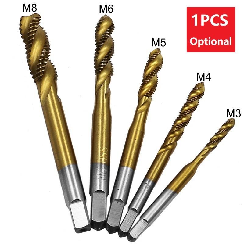 Spiral Tap HSS Screw Tap High Speed Steel Metric Spiral Thread Tap