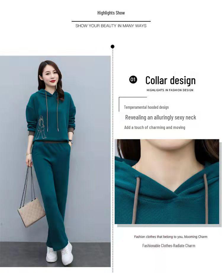 2025 Spring & Fall Loose Fit Slimming Casual Sports Suit – Fashion-Forward, Age-Defying, and Trendy