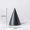 Minimalism Geometry Cube Round Statue Artwork Ornaments Desk Decoration Cube Sculpture Ceramic Crafts Room Aesthetic Decor
