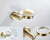 304 Stainless Steel Brushed Gold Towel Rack Ring Bathroom Bath Towel Rack Bathroom Accessorie Toilet Paper Holder