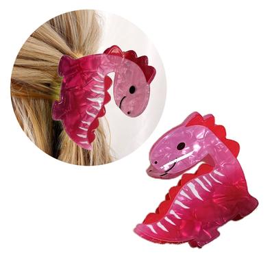 Cute Cartoon Dinosaurs Hair Claw Clips Headwear Large Hair Clips Strong Hold Big Hair Jaw Clips for Thick and Thin Hair