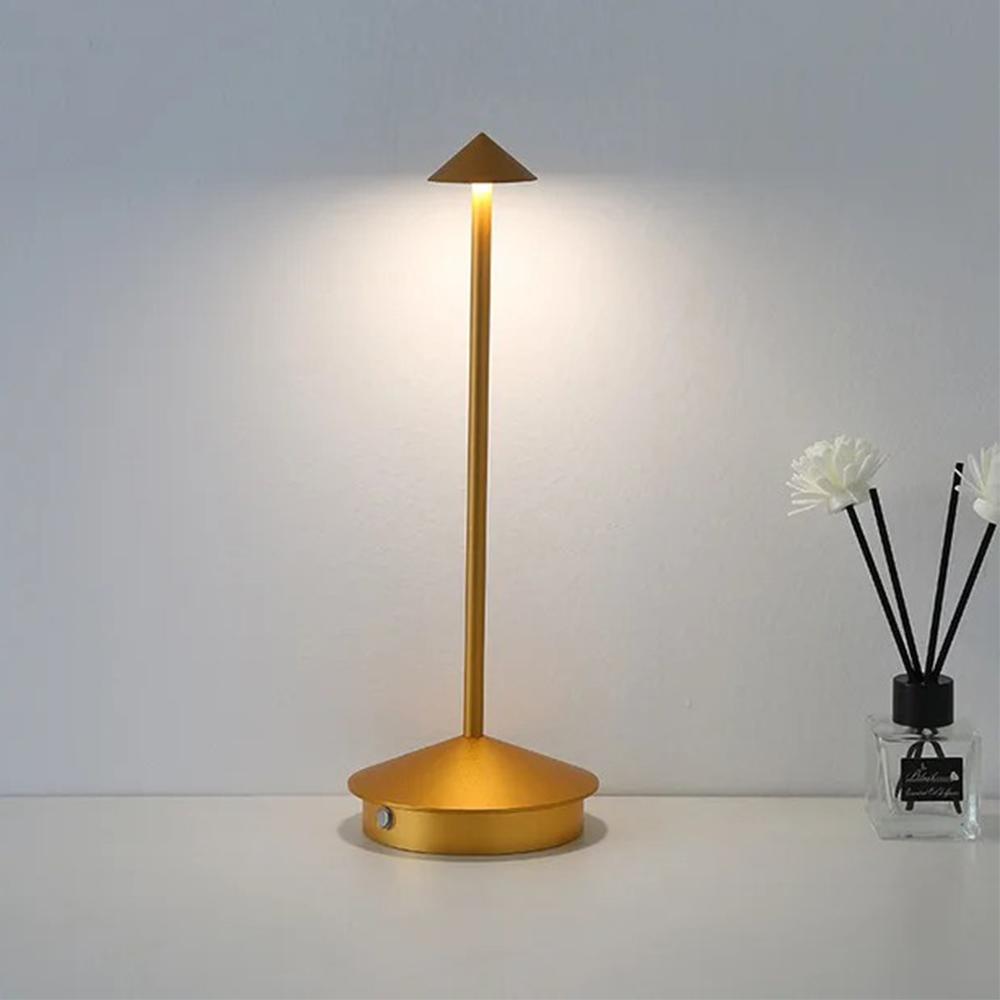 

Светодиодная настольная лампа перезаряжаемая сенсорная беспроводная настольная лампа 3 цвета прикроватная креативная окружающая световая панель декор комнаты ночник 3 Colors