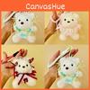 Bow Cute Lace Decoration Cartoon Plush Bear Doll Pendant Children Toy Gift For