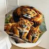 1PC lion cub Automatic Open/Close Umbrella with Windproof, 8-Rib Sturdy Canopy, Durable Ribs, Fashionable Design1235A