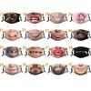 3D Three-dimensional Mask Personality Creative Social Funny Imitation Facial Expression Dance Cotton Printed Mask