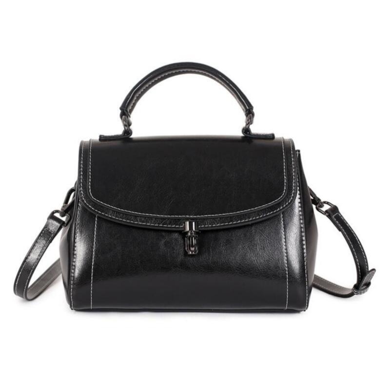 

Women s Shoulder Bag Cowhide Luxury Vintage Crossbody Messenger Bag Simplicity Genuine Leather Fashi Large Capacity Handbag 24X11X19CM