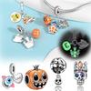 Charms Plata Skull Pumpkin Castle Ghost Copper Plated For Charms Copper Plated Original Bracelet For Jewelry Making