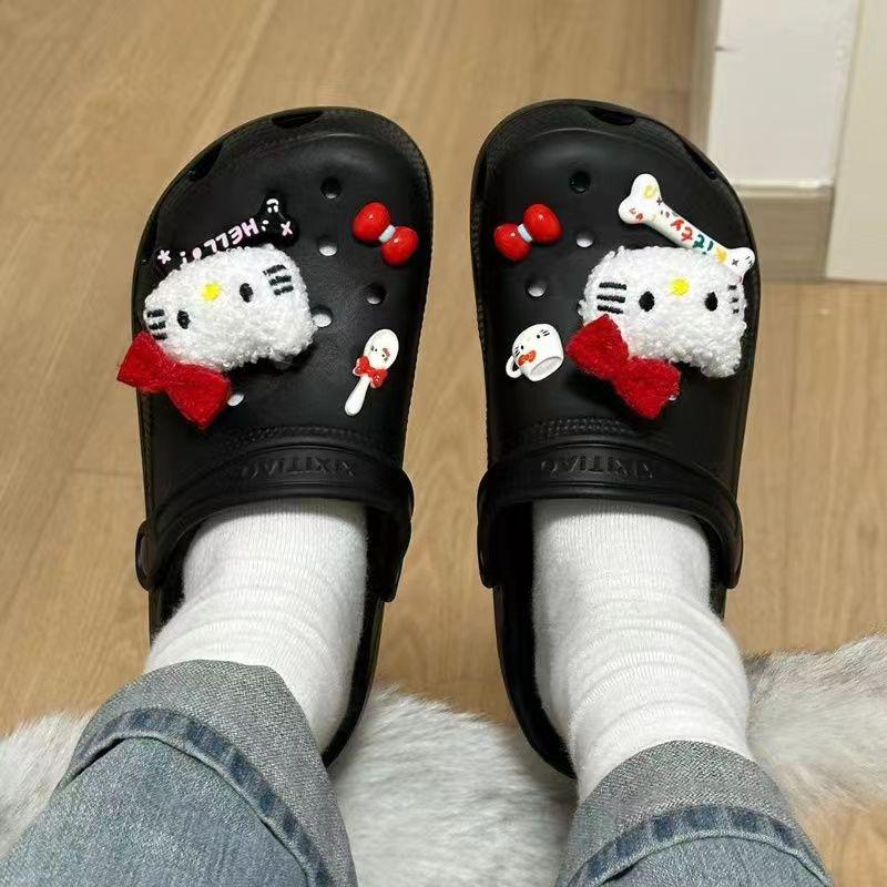 Hello Kitty Crocs Cute Cartoon Shoe Charms: DIY Detachable Decorations