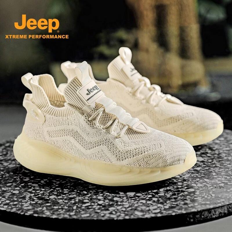JEEP Men s Breathable Mesh Lightweight Running & Casual Shoes 40 светло-серый