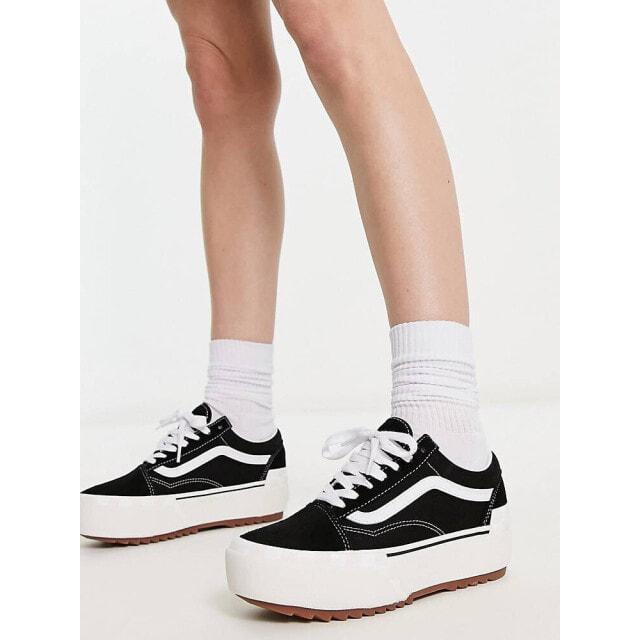 

Черные кроссовки Vans Old Skool Stacked