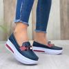 Anti-slip Thick-soled Round-toed Shallow-mouthed Women's Flat Single Shoes