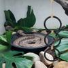 Fun Climbing Rings Snake Exercise Toy for Small Pet with Flexible Joints Safe Reptiles Terrarium Hanging Decoration Toy