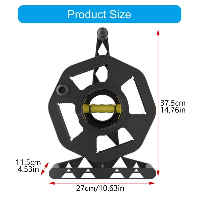 Cord Management Storage Reel Cable Organizing Reel Manual Wire Storage Organizers With Swivels Design