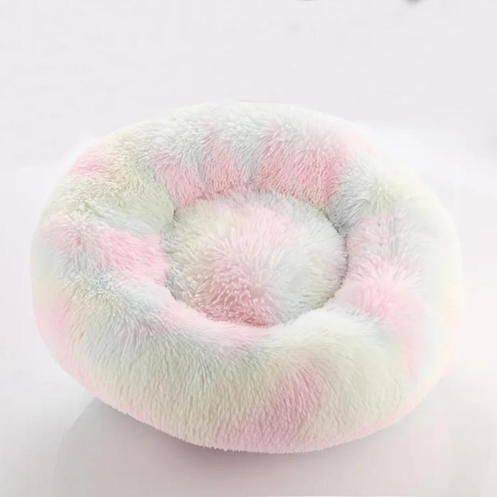 Creative Plush Warm and Breathable Circular Dog Bed Cat Bed Pet Bed Winter Thick and Comfortable Dog Bed Dog Mat Pet Supplies