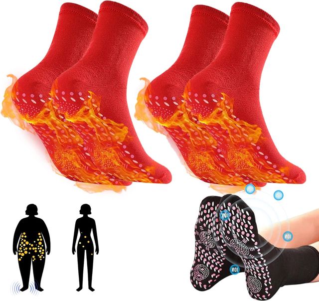 Selbsterwärmende thermotherapeutische Socken mit Turmalin Gesundheit für Männer und Frauen