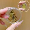 Pure Gold "Princess Luck" Phone Sticker – Wealth & Treasure Gold Leaf Design for Prosperity & Fortune