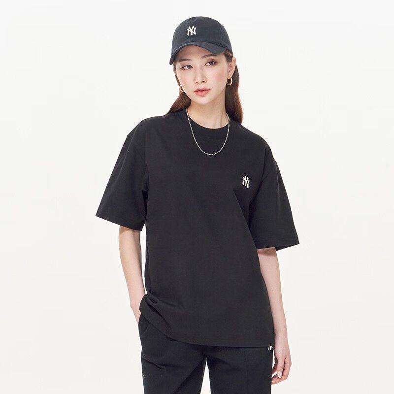 MLB T Shirts Unisex Black Crew Neck Moderate 3ATSB1133-50BKS