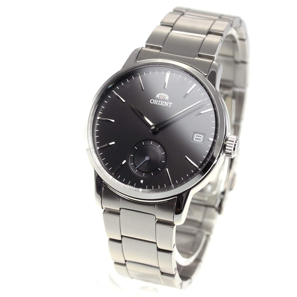 

Часы ORIENT BasicConcept Quartz, сделаны в Японии, с внутренней гарантией, маленькая секундная стрелка, черные [ORIENT] Производитель RN-SP0001B, мужские