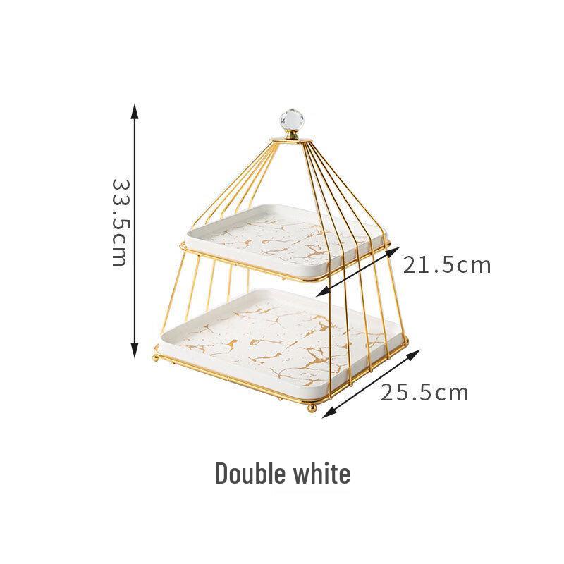 Многоуровневая керамическая подставка для десертов Qianxing