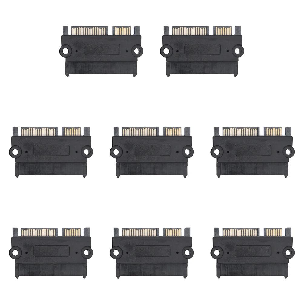 7+15 Male To Female Converter Head 22Pin Power Data Adapter SATA To SATA Adapter Data Power Transfer Connector Adapter 1-20PCS