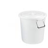 LiJiuhong 50L Round Plastic Waste Bin with Lid