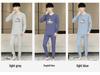 Men's Cotton Antibacterial Thermal Underwear Set for Youth - Autumn/Winter
