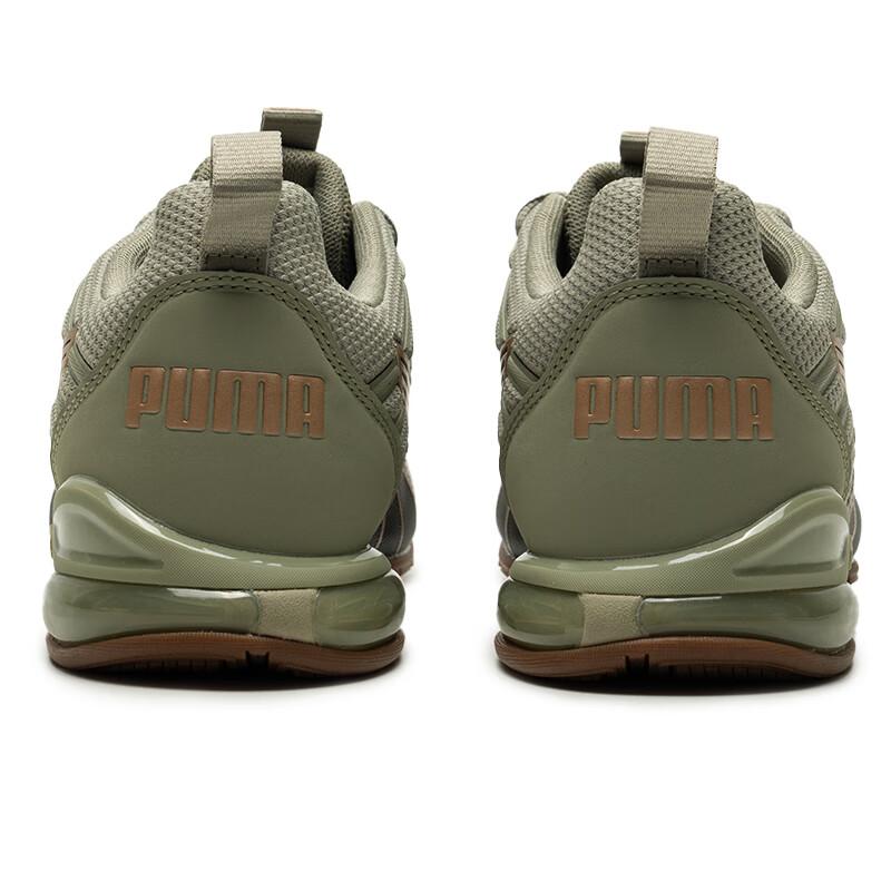 Puma Comfortable Versatile Shock Absorbing Breathable Low Top Running Shoes Women Sneakers Gray Green Black 309720-27