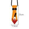 Spider Pumpkin Halloween Party Tie With Paper Material For Photo Booth Decor