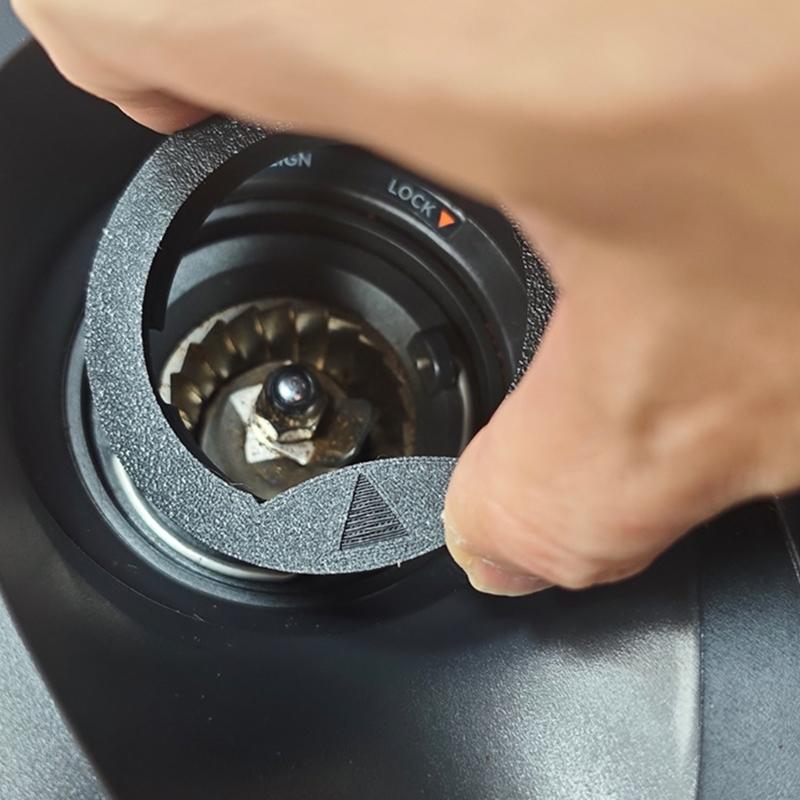 2Pieces Coffee Machine Grinder Rings Anti Clog Design Grinding Chamber Rings for Smooth Operation and Minimal Residues