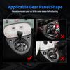 Soft Carbon Fiber For Fiat 500 2011-2025 500E 2012-2019 For Abarth 595/695/500C 2016-2025 LHD RHD Car Gear Shift Panel Trim