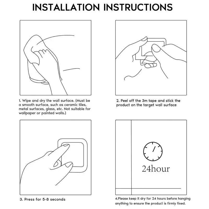 Selbstklebender Handtuchhalter zum Aufkleben an die Wand Handtuchstange für Badezimmer