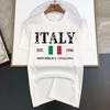Letter Italy Mens Hip Hop T-shirts 2023 New Summer Funny Multicolor Printed Cotton Breathable Tees Tops Man Fashion Tshirt