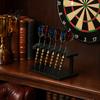 Wall Mounted Dart Rack Holder Stand with 6 Slot Durable Acrylic Organizer Compact Professional Display Rack for Game Room Storage And Organization