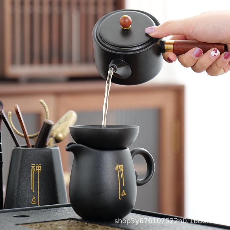 A Set of Dry Tea Trays, Creative Guofeng Literature and Art Company Opening Teapot Gifts, Lettering Business Gifts