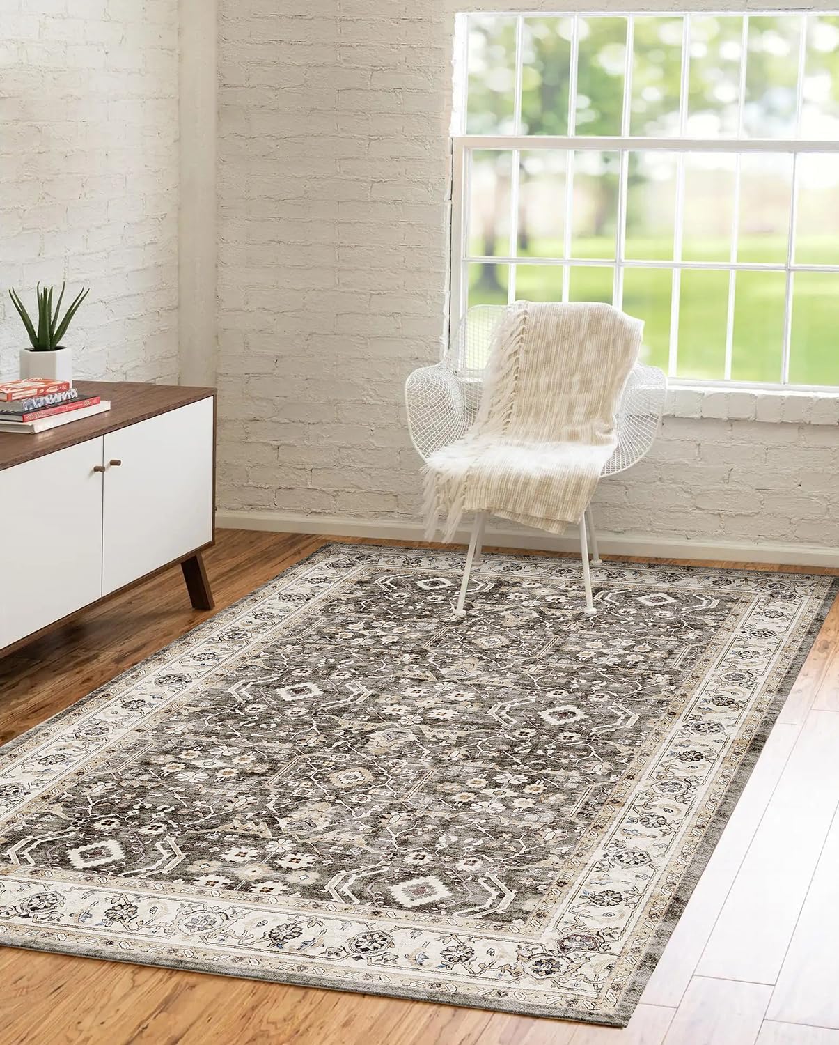 

Ethnic Style Rugs for Bedroom American Retro Study Non-slip Floor Mat Bohemia Living Room Decoration Carpet Washable Lounge Rug 80*120cm