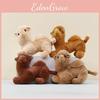 Keychains Camel Desert Ornament Short Plush Stuffed Toys Animal Collectible