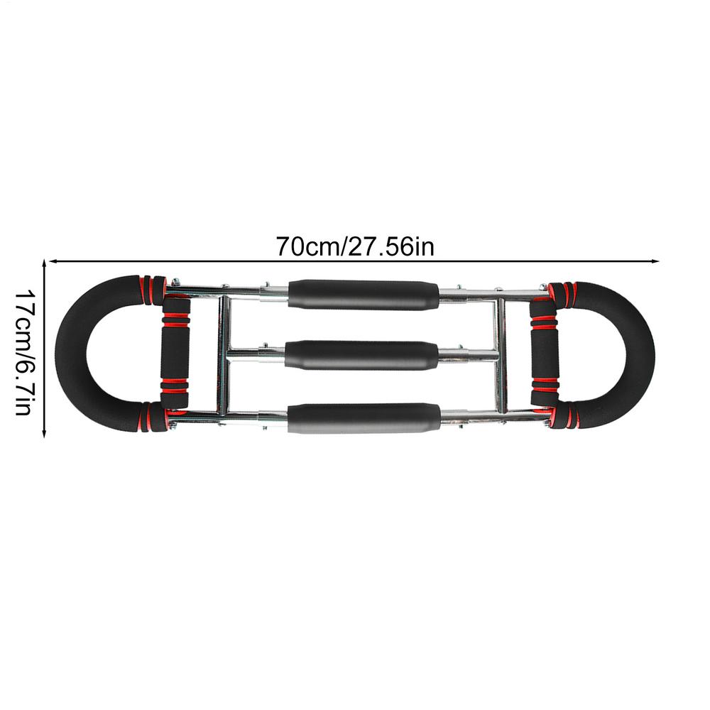 Adjustable U Shape Chest Expander Spring Arm Exerciser Home Gym Equipment Multifunctional Strength Training Safe Design