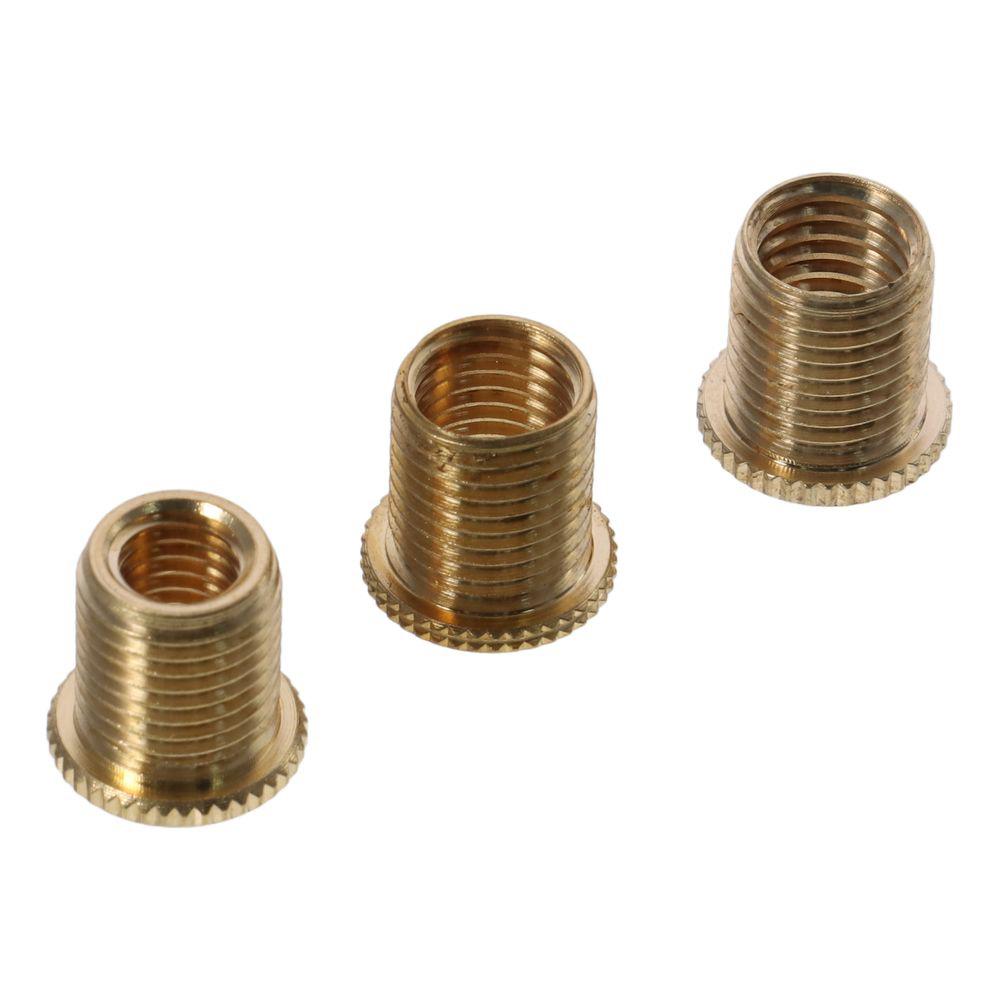 6 Pcs Gold M8X1.25/M10 X1.25/M10X1.5 Brass Universal Shift Knob Adapters  5 6 Speed Manual Automatic