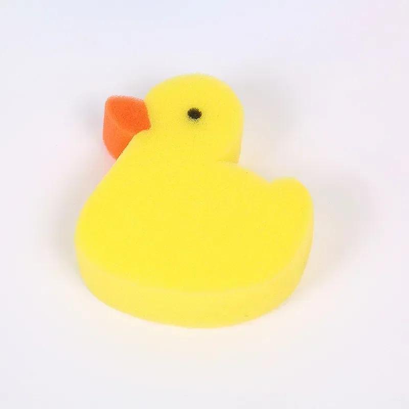 1/3pcs Baby Bath Sponge Children Animal Shape Sponge Wipe Newborn Cartoon Duck Bath Towel Baby Supplies Bath Baby Stuff