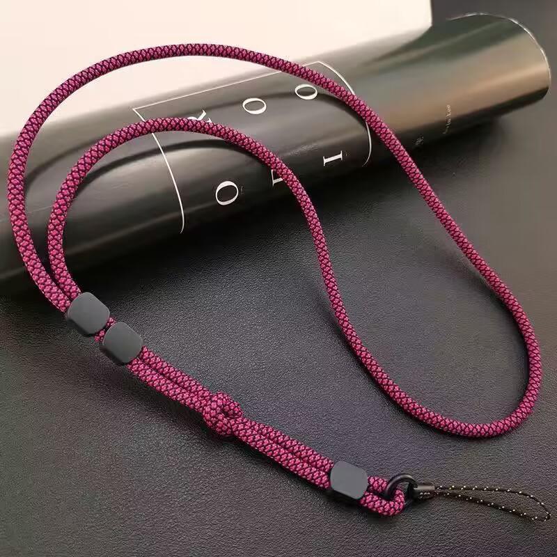 Long Neck Hanging Chain Hand-woven Mobile Phone Lanyard Strong Adjustable Dual-use Lanyard Phone Anti-lost Strap