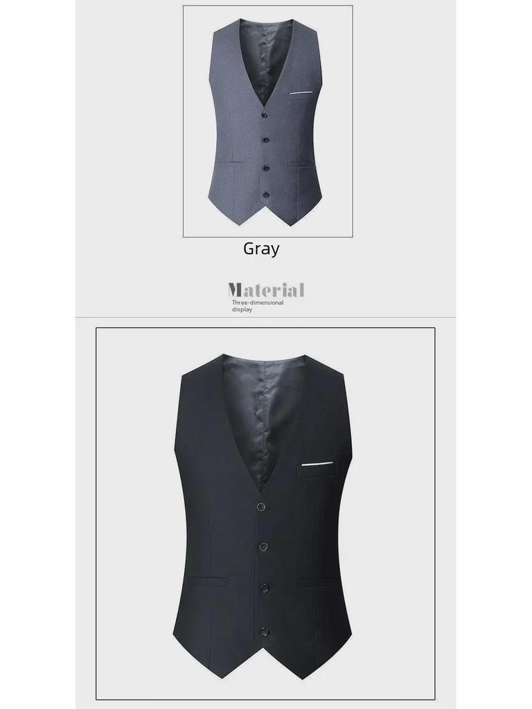 Men's Fashion Slim Fit Vest: Stylish Spring/Autumn Korean & British Style
