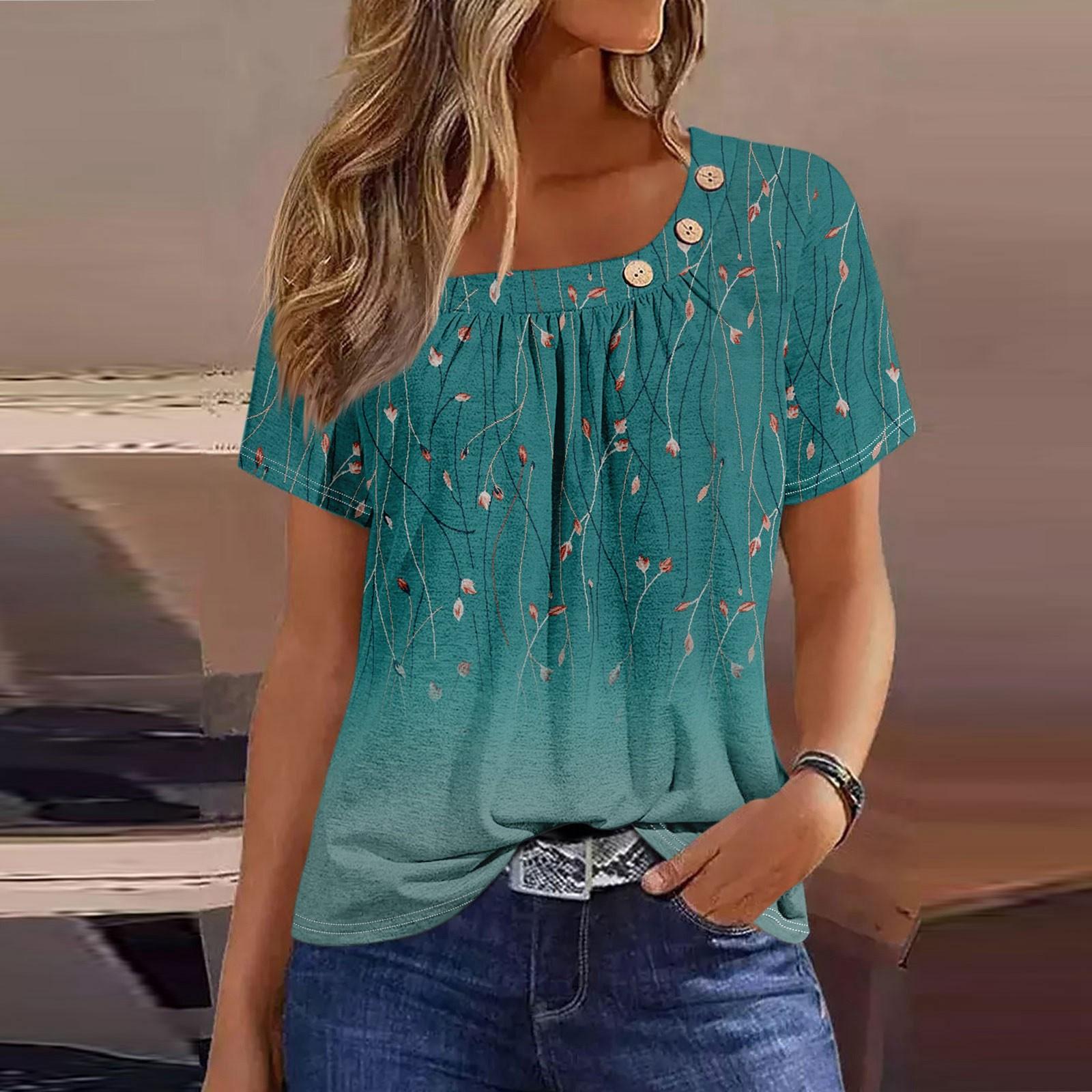 Женская мода с принтом и круглым вырезом — фото 10