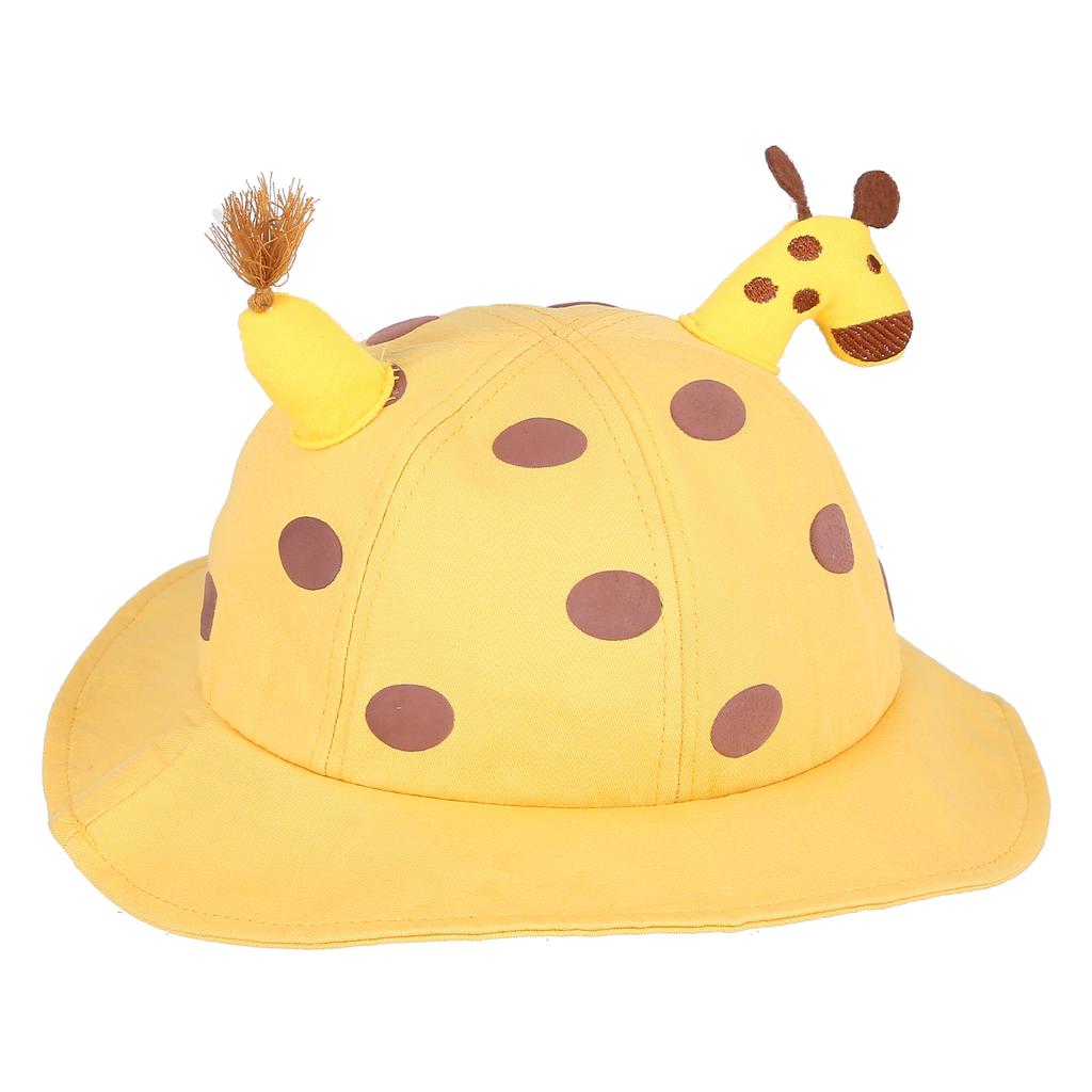 Kids Bucket Hat Cotton Cute Cartoon Deer Shaped Wide Brim Sun for Children