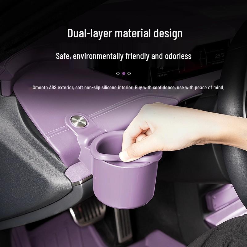 Porta-copos sob medida para Xiaomi SU7: Cor Original e Acessório Multifuncional para Interior de Carro
