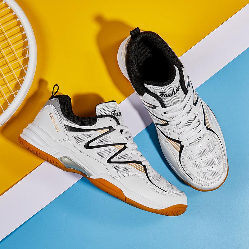 Badminton Shoes Men's and Women's Indoor and Outdoor Non-slip Wear-resistant Mesh Breathable Table Tennis Training Sports Shoes Tennis Shoes