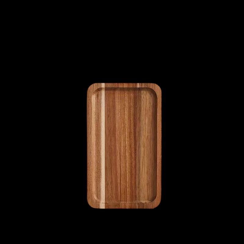 Japanese Style Acacia Wood Serving Tray