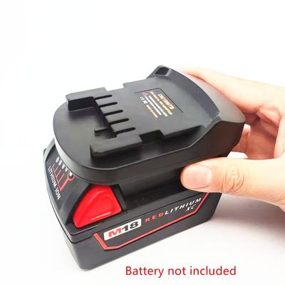Adapterkonverter for Dewalt Milwaukee 18V/20V Li-ion batteri til for Metabo 18V Lithium Tool