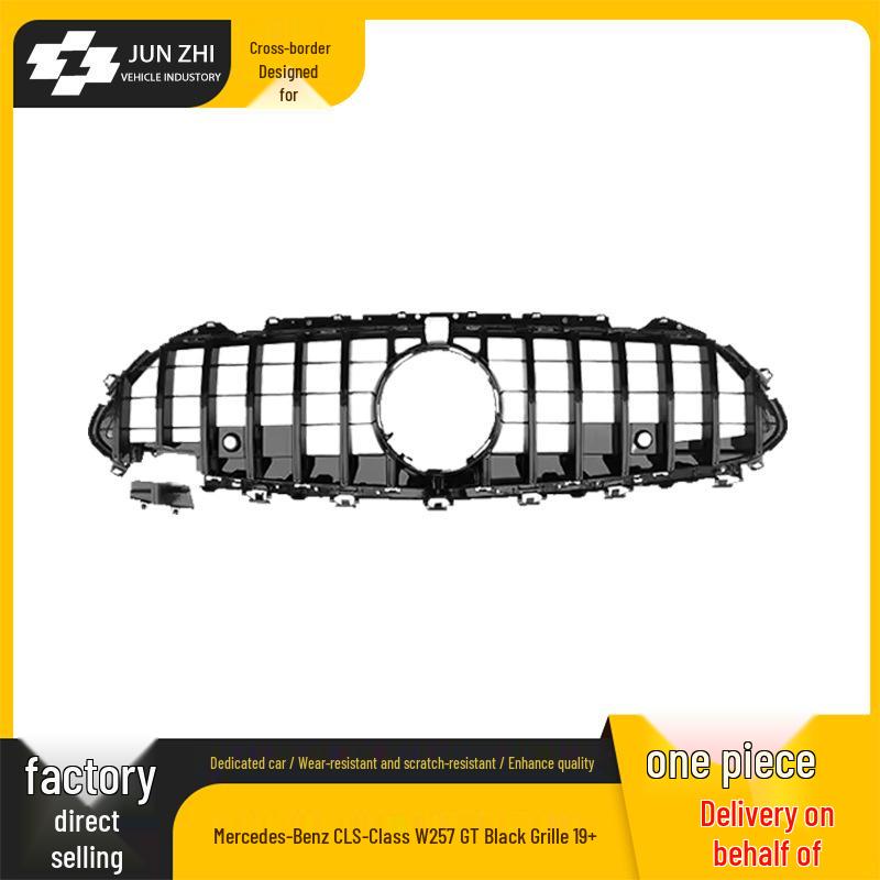 Black Grille Replacement for 2019-2025 Mercedes-Benz CLS-Class W257 GT.
